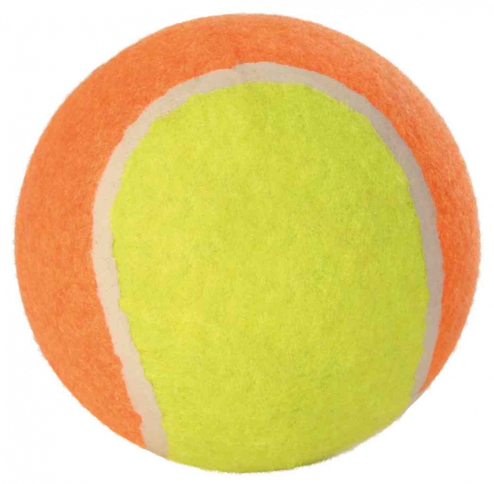 TRIXIE Pallina da Tennis per Cani - Diametro 6 cm, Sicura e Non Abrasiva