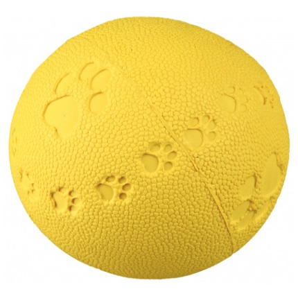 TRIXIE Palla in Gomma Naturale per Cane con Suono - Diametro 7 cm, Colori Assortiti