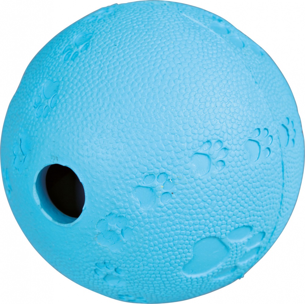 TRIXIE Snack Ball in Gomma Naturale - Palla Interattiva per Cani con Labirinto, Diametro 9cm