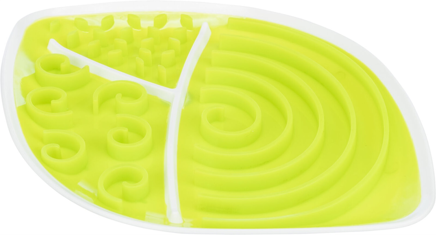 TRIXIE Lick'n'Snack Vassoio per Cani e Gatti - 28 x 21 cm, in TPR, Lavabile e Congelabile