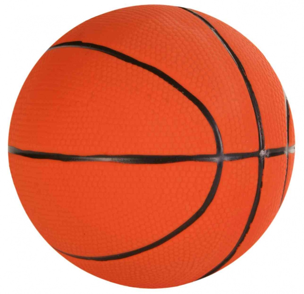 TRIXIE Palla da Gioco in Lattice Ø 13 cm con Squittio - Colori Assortiti