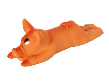 Trixie Porcellino in Latex con Squittio - Giocattolo per Cani di 13 cm