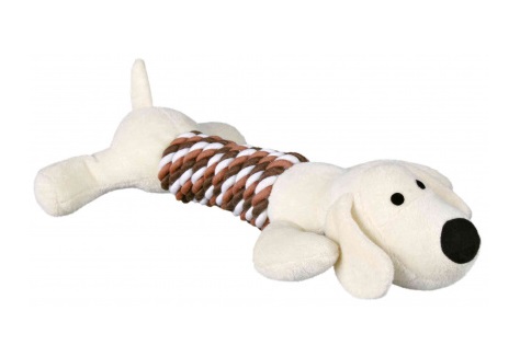 Trixie Gioco per Cani in Peluche con Corda e Squittio - 32 cm