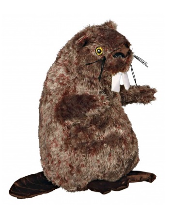 TRIXIE Castoro in Peluche per Cani 27 cm con Suoni Realistici e Materiale Traspirante