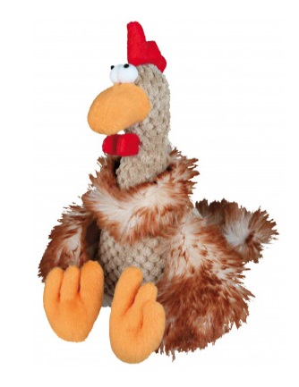 Trixie Gallo in Peluche 22cm - Giocattolo Sonoro per Cani