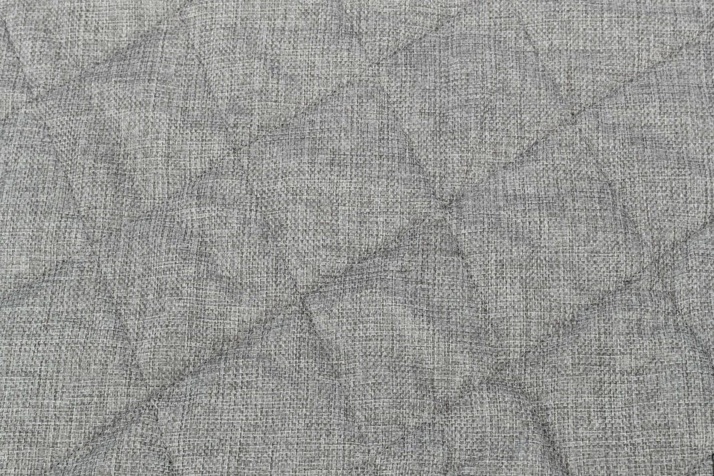 TRIXIE Letto per Cani e Gatti Nero e Grigio Chiaro, 90x90 cm, Tessuto Trapuntato, Rivestimento Rimovibile