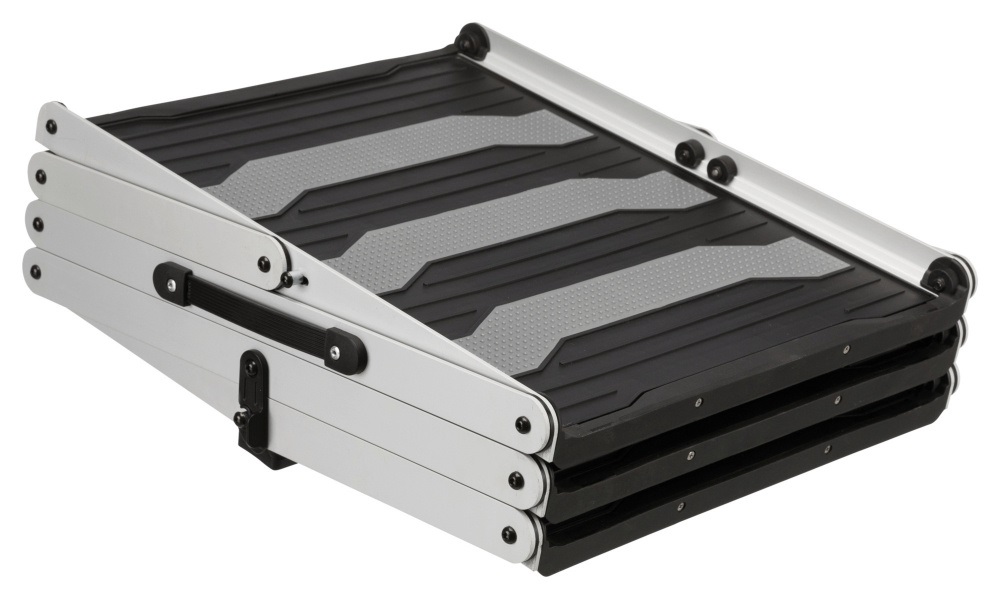 Trixie Scaletta Pieghevole per Cani e Gatti - 3 Gradini in Alluminio/TPR, Antiscivolo, Dimensioni L 120 x P 37 x H 50 cm