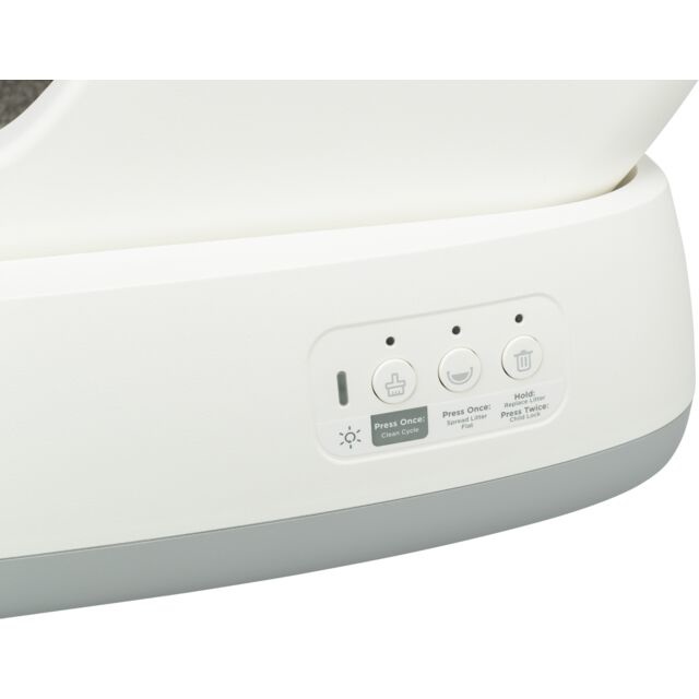 TRIXIE Lettiera Autopulente per Gatti - 53 × 55,5 × 52 cm, Plastica, Bianco, Pulizia Automatica