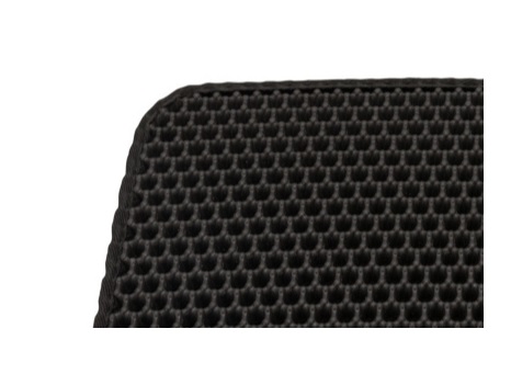 Trixie 40366 - Tappetino per lettiera per Gatti in EVA indeformabile, 58x75 cm, 706 g, Doppio strato con chiusura in Velcro, Facile da pulire