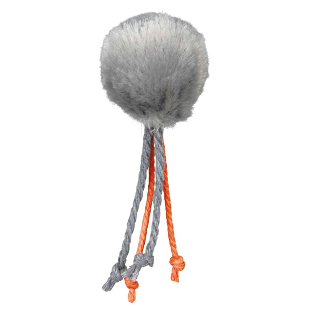 Trixie Pallina di Peluche per Cani e Gatti con Campanellino - Diametro 4 cm