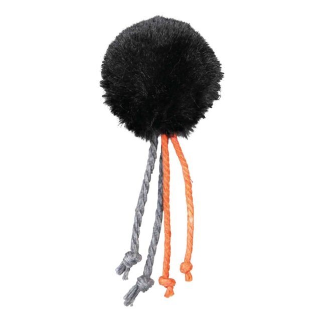 Trixie Pallina di Peluche per Cani e Gatti con Campanellino - Diametro 4 cm