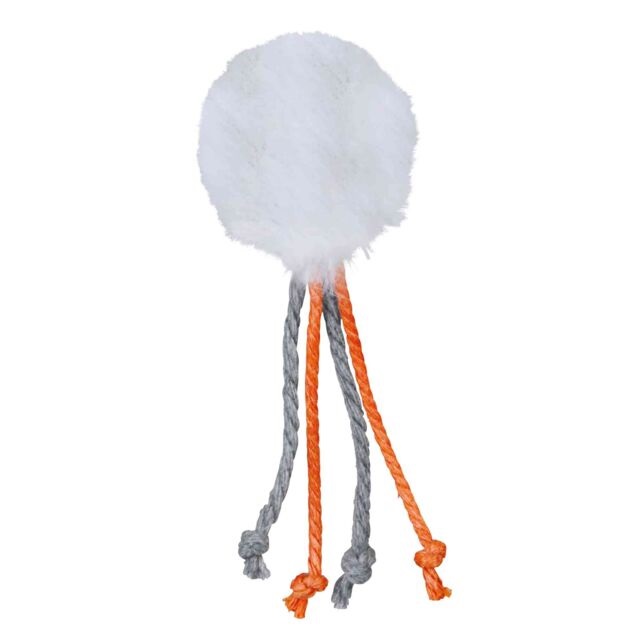 Trixie Pallina di Peluche per Cani e Gatti con Campanellino - Diametro 4 cm