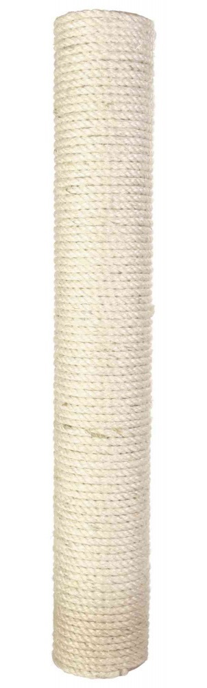 TRIXIE Tronchetto di Ricambio per Tiragraffi in Sisal Naturale - Ø 9 cm, Altezza 60 cm, Inclusi Perno Filettato e Viti