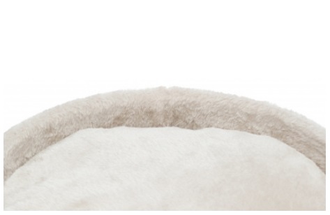 Trixie Ria Torre Tiragraffi per Gatti - 37 cm, Rivestita in Peluche, Superficie in Sisal, Cuscino Imbottito e Lavabile