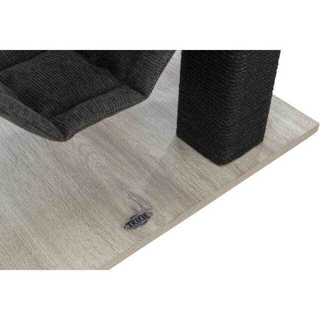 TRIXIE Tiragraffi City Style 98 cm - Albero per gatti con grotta, amaca e tronco in iuta