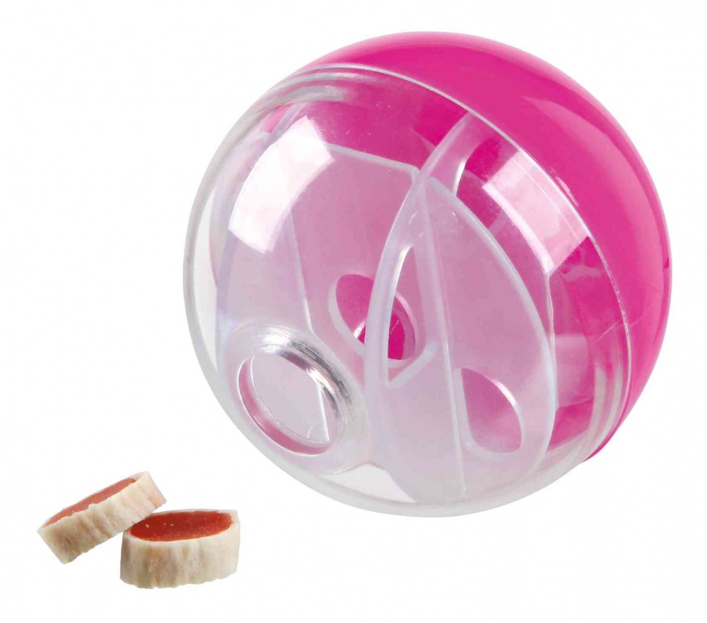 Trixie Be Eco Pallina Snack Activity per Gatti - Gioco Interattivo Ø 5 cm, Riempibile con Dolcetti, Apertura Regolabile, Stimolante e Divertente