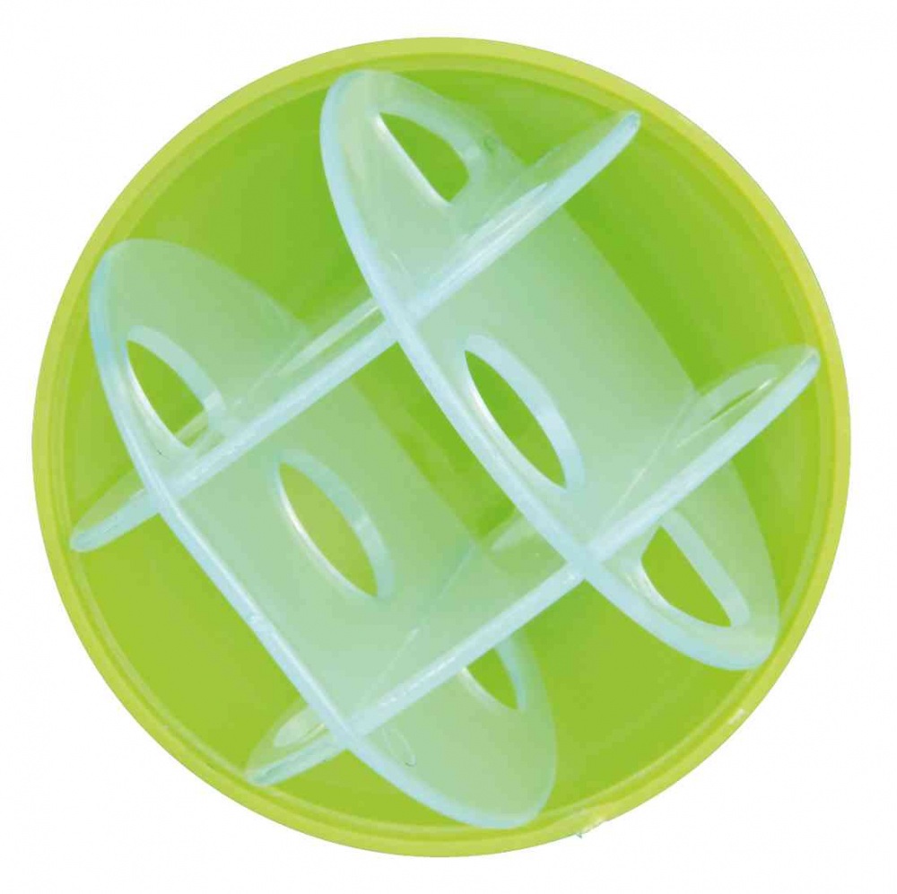 Trixie Be Eco Pallina Snack Activity per Gatti - Gioco Interattivo Ø 5 cm, Riempibile con Dolcetti, Apertura Regolabile, Stimolante e Divertente