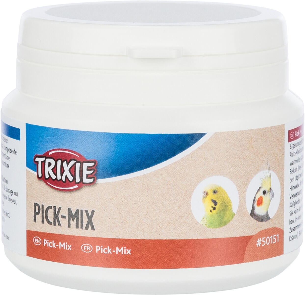 Trixie Cibo per Uccelli da Compagnia - Pick-mix e Integratori Alimentari 80 g per Parrocchetti e Canarini