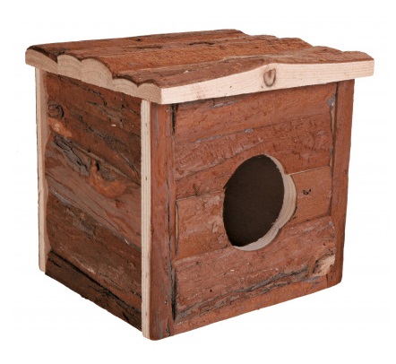Trixie Casetta Jerrik per Criceti e Topi - Dimensioni 15x14x13 cm in Corteccia d'Albero