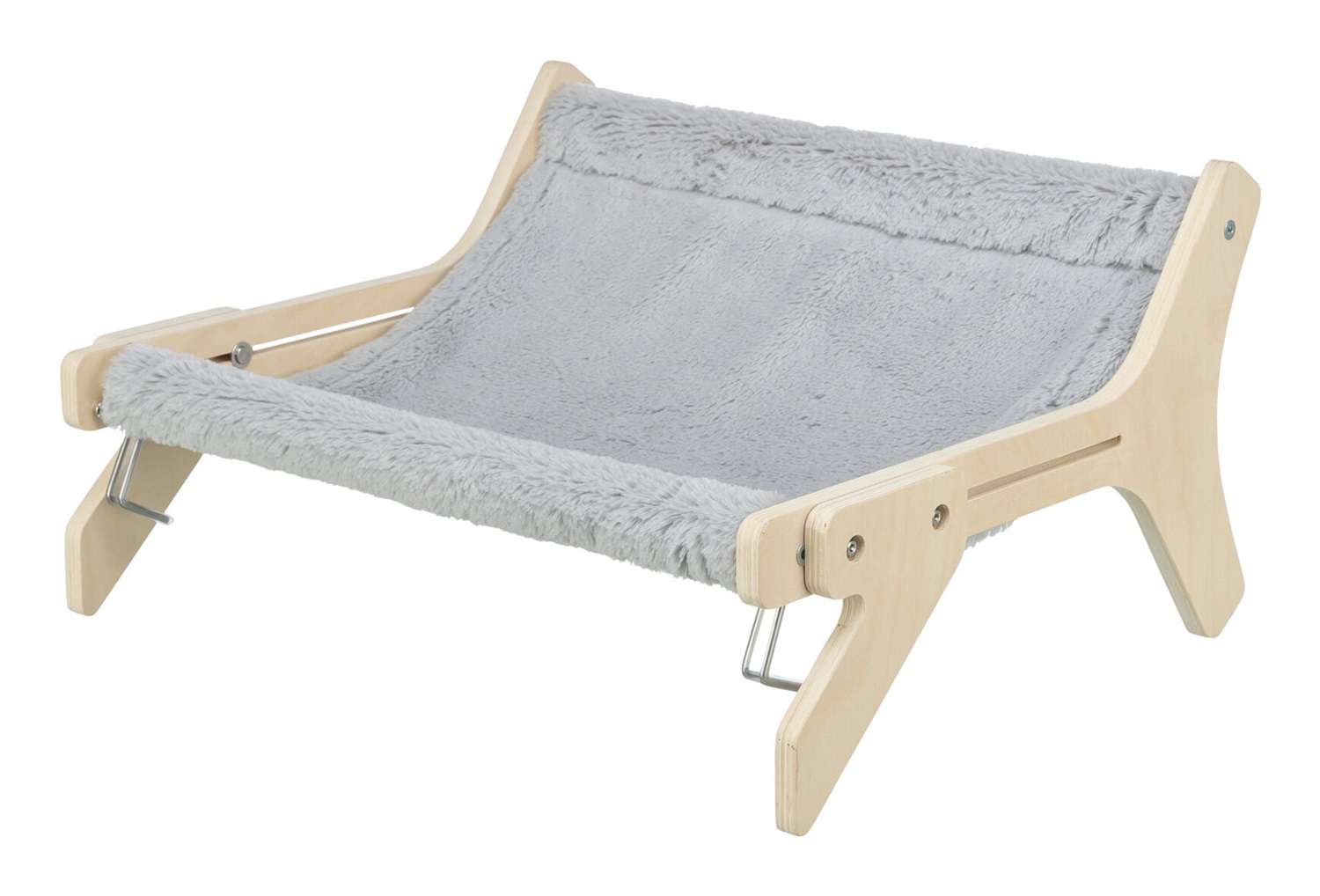 Trixie Amaca per Gatti Cuccia Multiuso da Calorifero e Pavimento - Morbido Peluche Lavabile, 47x24x38 cm