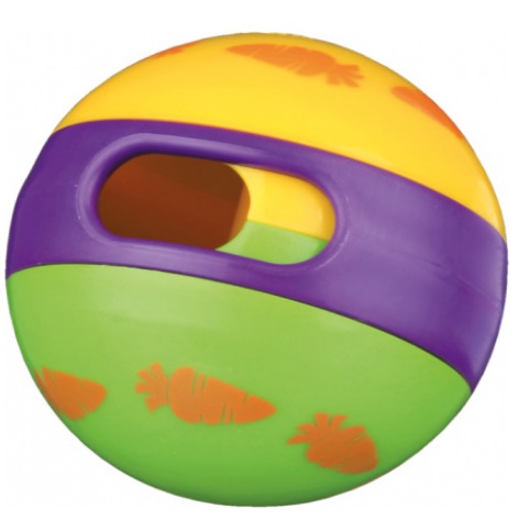 TRIXIE Snack Ball per Roditori in Plastica - Diametro 6 cm, Apertura Regolabile