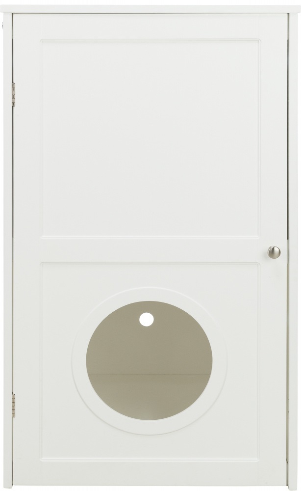 TRIXIE Cat House a 2 Piani - Capanna Copertura Lettiera per Gatti H 90 cm, 2 Scomparti, MDF Verniciato, Design Moderno