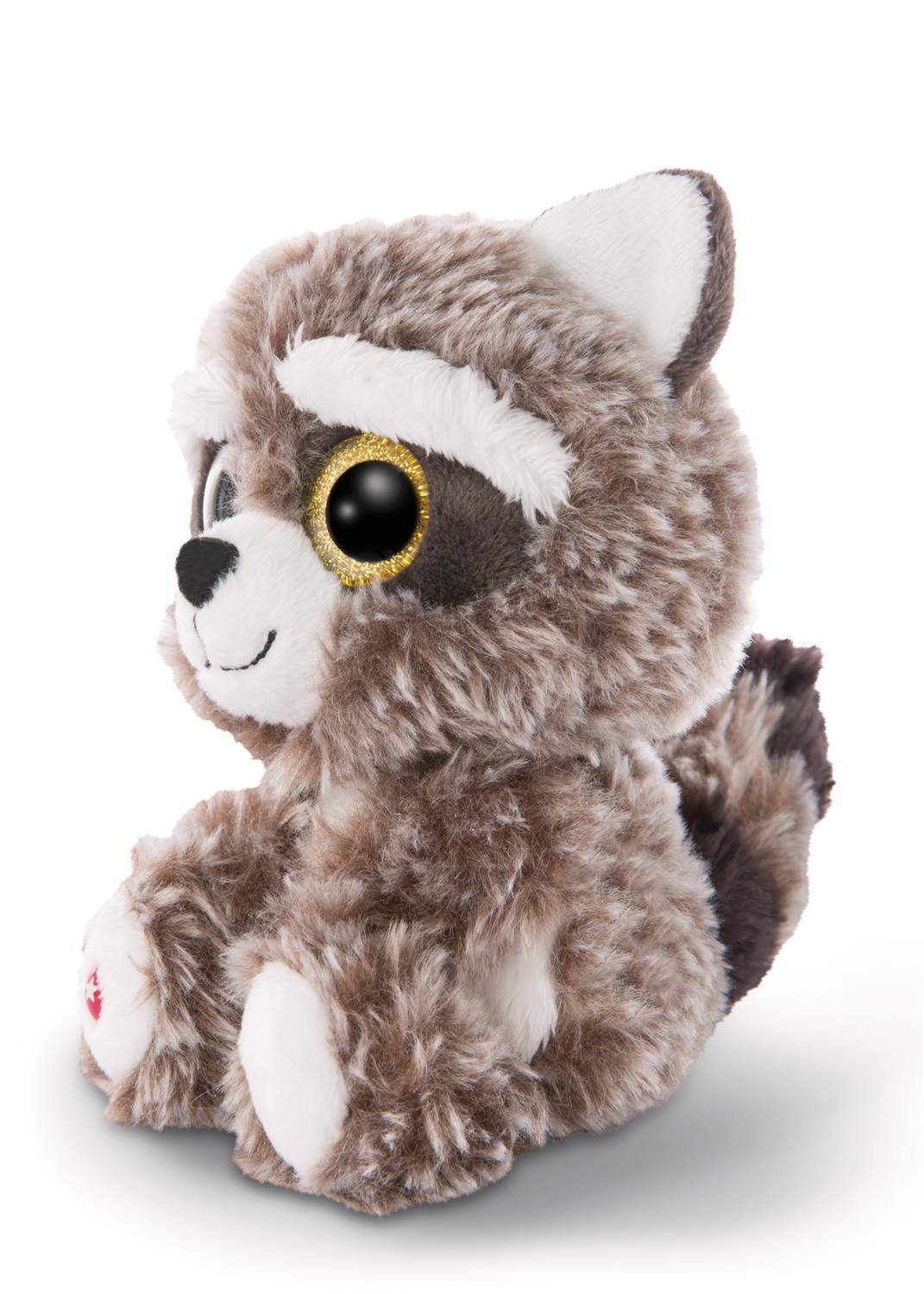 NICI Procione Clooney Glubschi - Peluche 15 cm con occhi dorati e coda folta
