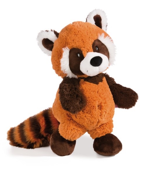NICI Red Panda 25 cm - Peluche Morbido e Coccoloso con Occhietti a Bottone e Coda Soffice