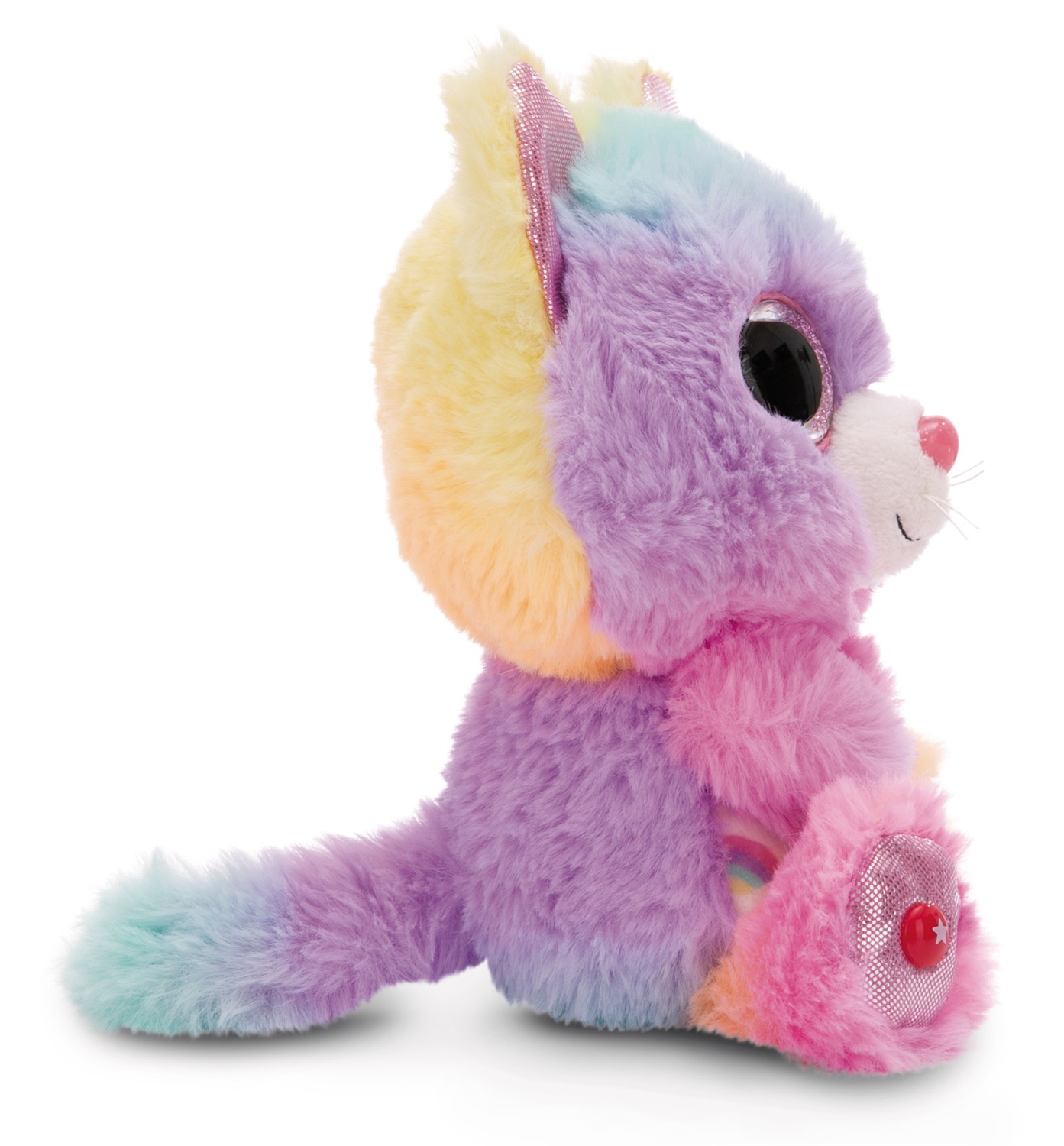 NICI Peluche GLUBSCHIS Gatto Miss Mellie 15cm - Morbido e colorato, perfetto per giochi e coccole
