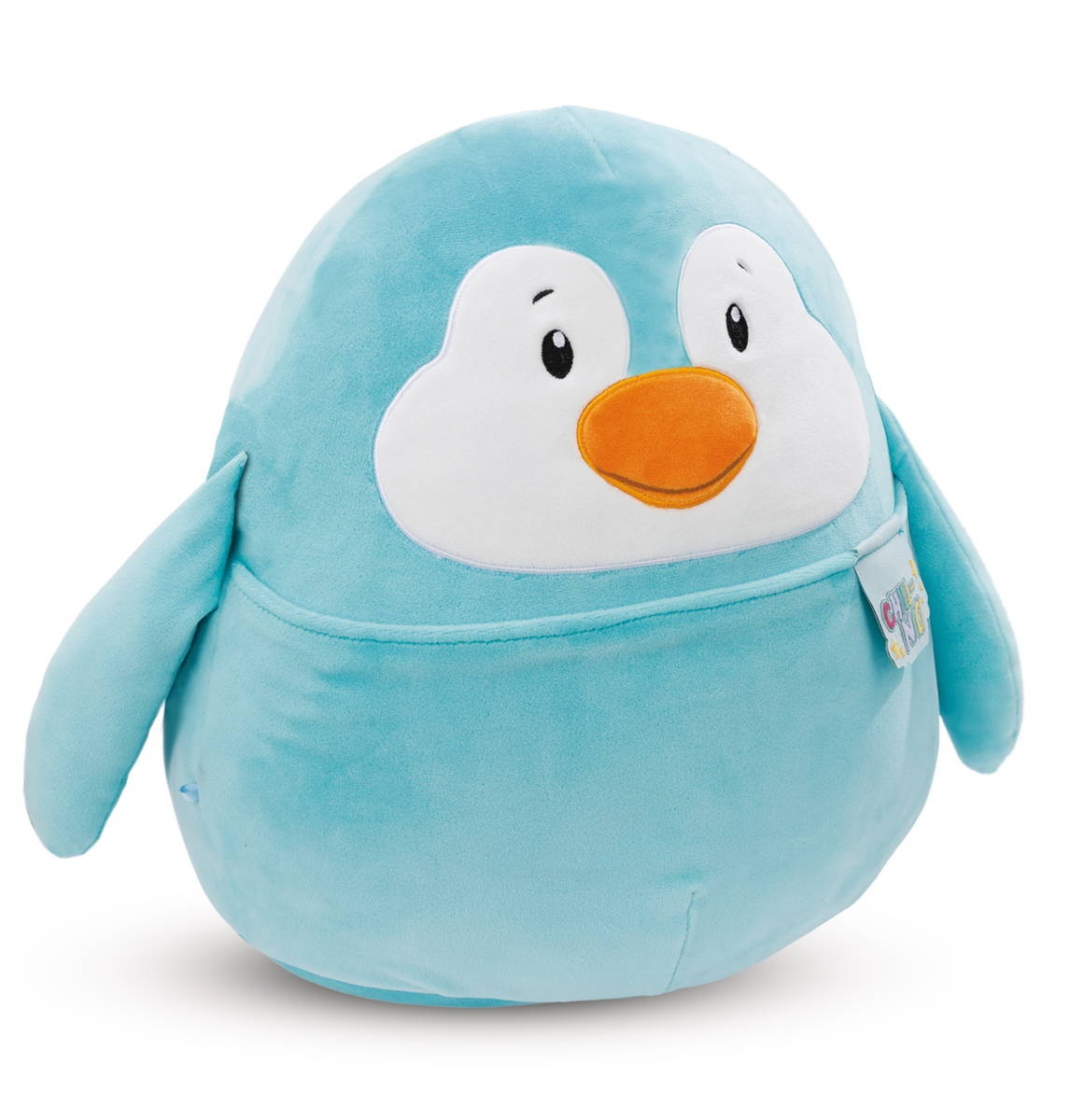NICI Peluche Chill Pinguino 30cm Blu - Morbido e Coccoloso Doudou per Giochi e Regali