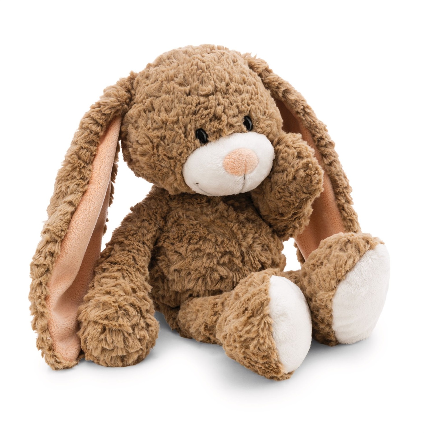 NICI Lopino Coniglietto di Peluche Morbido 35 cm - Tenero Pupazzo per Coccole e Giochi, Colore Marrone