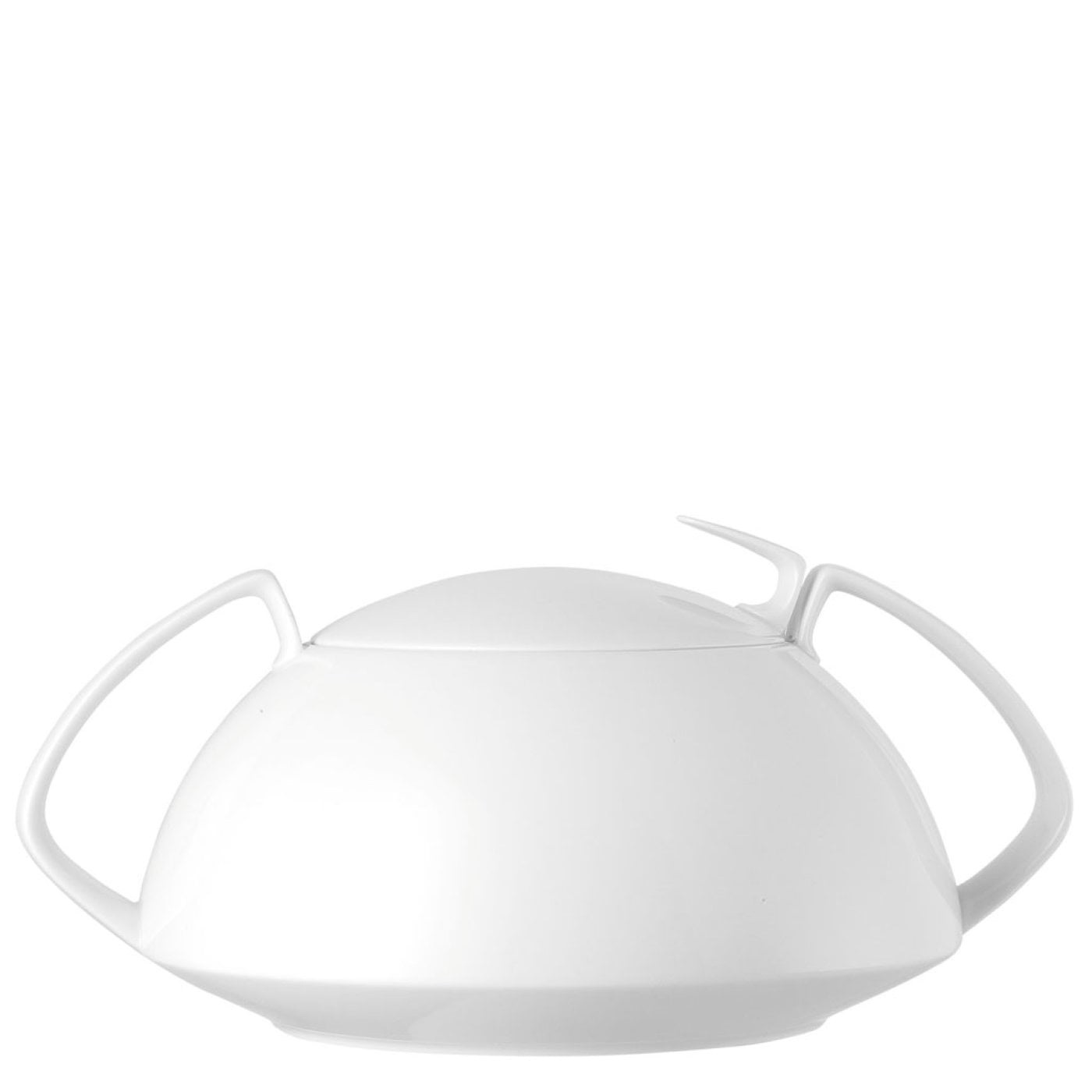 Rosenthal Studio Line Zuppiera TAC Gropius Bianco in Porcellana - Capacità 3,00 litri, Lavabile in Lavastoviglie e Adatta per Microonde