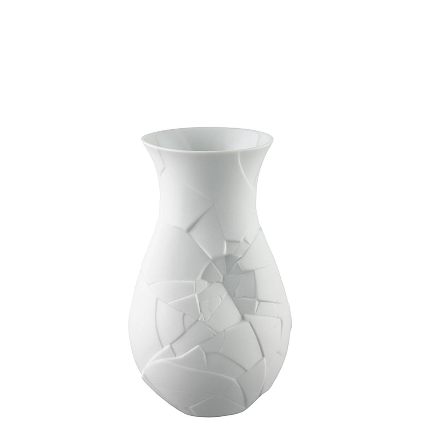 Rosenthal Vase of Phases - Vaso in Porcellana Bianco Opaco 21 cm, Design di Dror Benshetrit