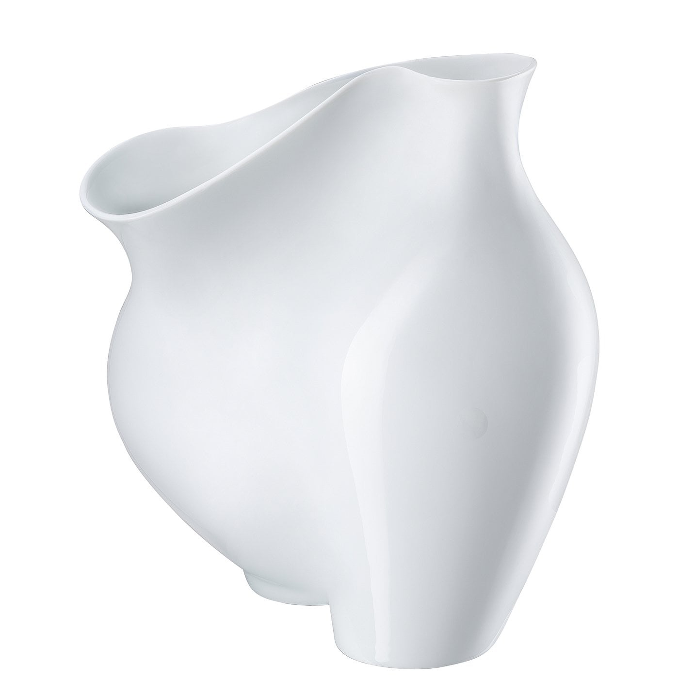 Rosenthal La Chute Vaso da Fiori 26cm Bianco Porcellana - Design Cédric Ragot