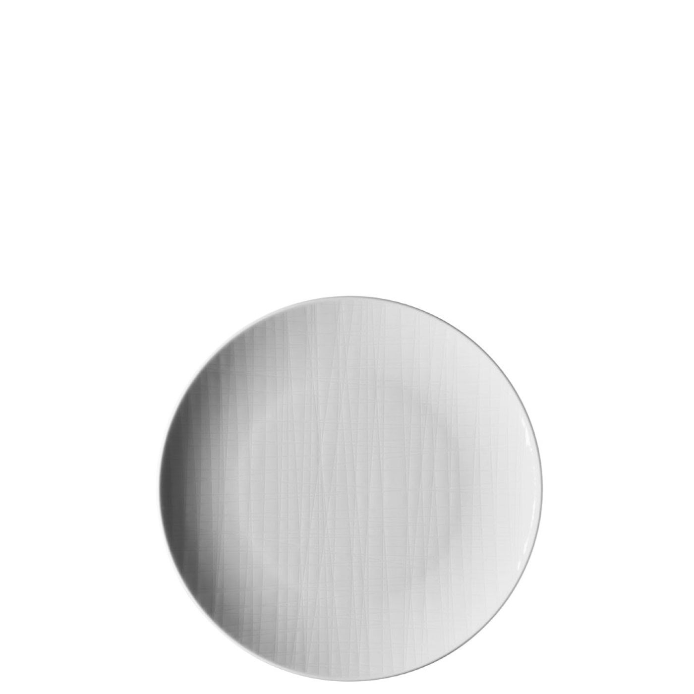 Rosenthal Piatto Piano 21 cm Collezione Mesh - Porcellana Bianco, Design Gemma Bernal, Lavabile in Lavastoviglie e Adatto al Microonde
