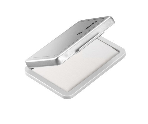 Pelikan Cuscinetto per Timbri Neutro 5 x 7 cm in Scatola di Metallo - Inchiostro Non Incluso