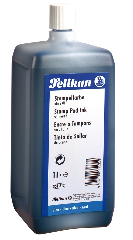 Pelikan Inchiostro per Timbri Senza Olio - Nero - 1 Litro - 351296