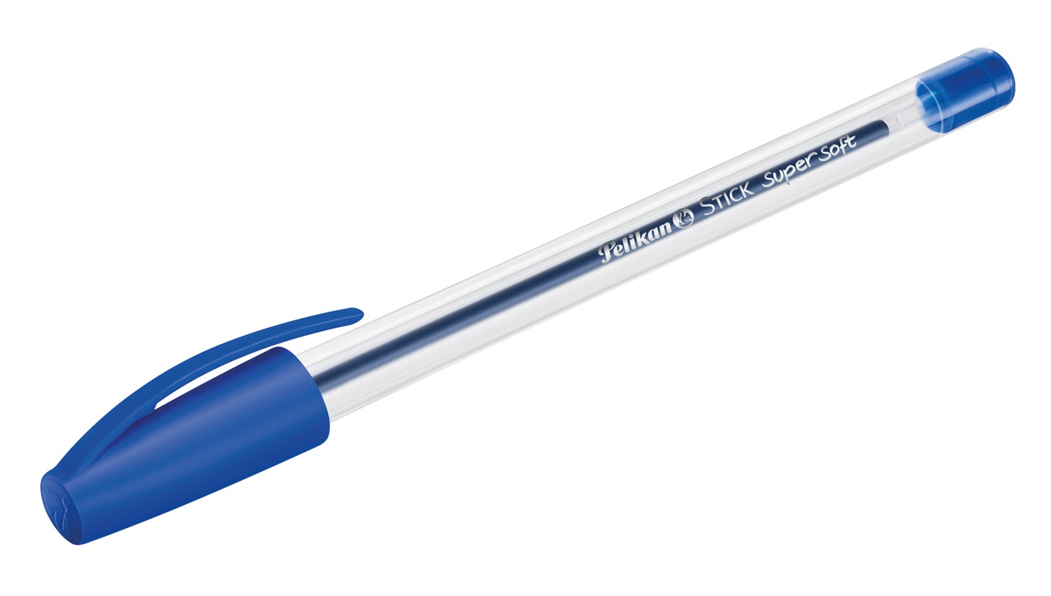 Pelikan Stick Super Soft Blu - Penna a Sfera Retrattile con Inchiostro Scorrevole - 50 Pezzi - Ergonomica e Ideale per Scuola e Ufficio