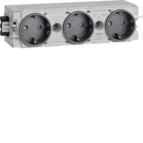 Hager GS30009011 presa energia Grafite