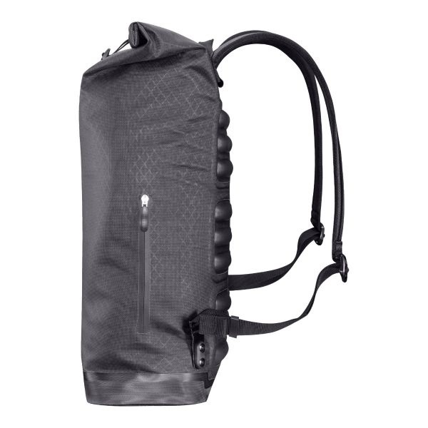 Ortlieb Daypack Metrosphere 21 L Nero - Zaino Versatile con Scomparto Imbottito per Laptop e Chiusura a Rotolo