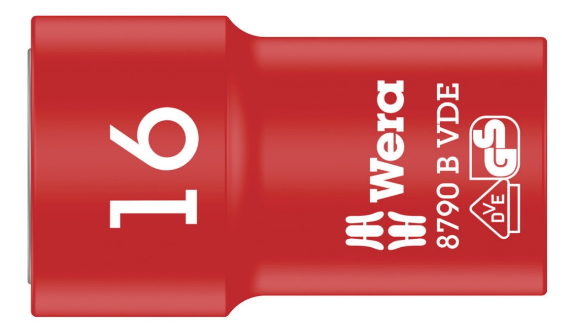 Wera 8790 B VDE 16,0 - Cacciavite Isolato fino a 10.000 V con Rivestimento Protettivo