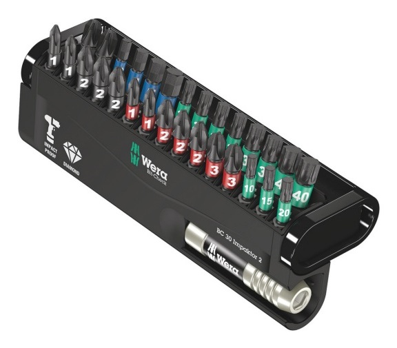 Wera 05057697001 punta per cacciavite 30 pz