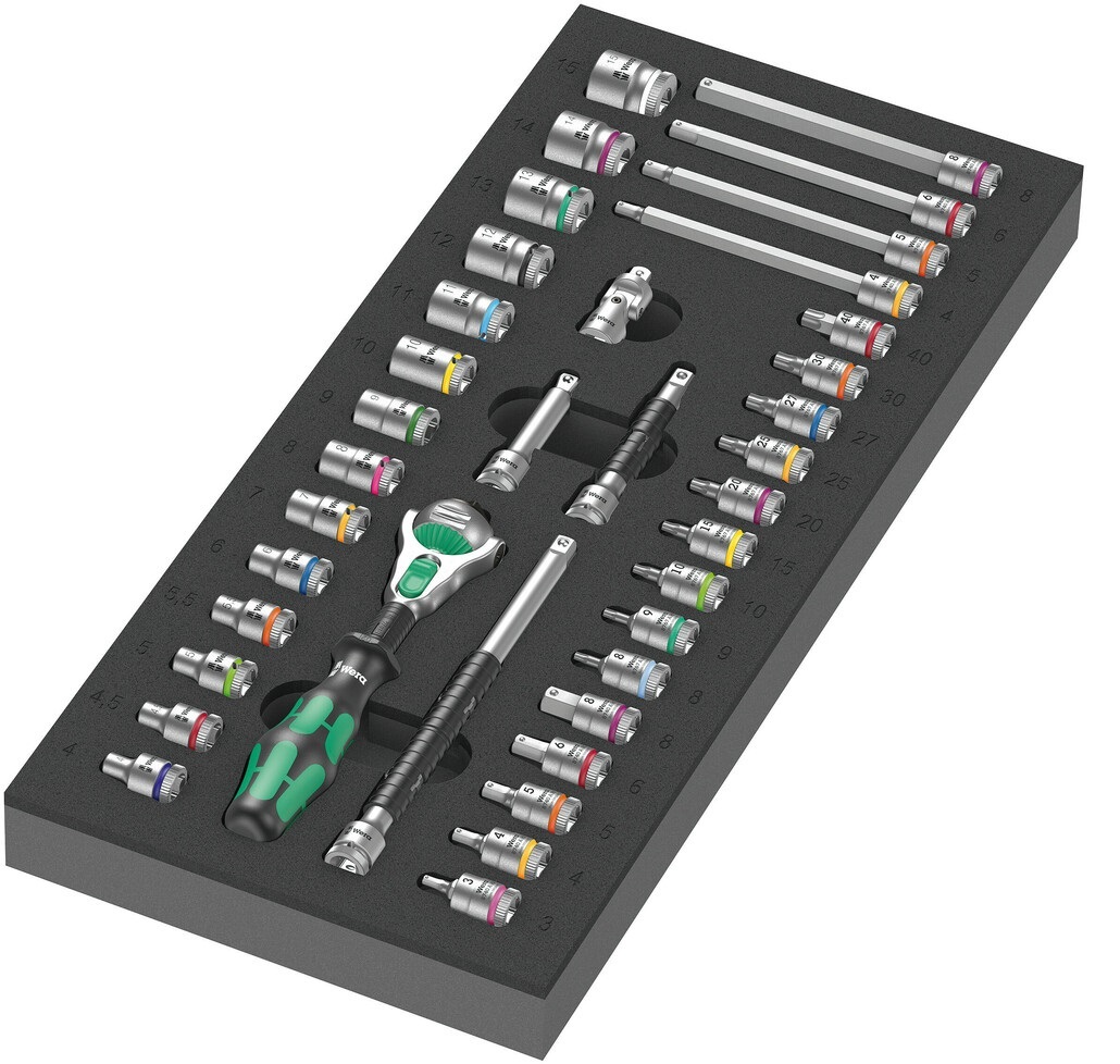 Wera Zyklop 8000 A Set 1 - Cricchetto 1/4