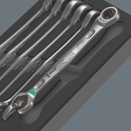 Wera 05150120001 Chiave Inglese Combinata in Acciaio Inossidabile - Misure da 8 a 19 mm