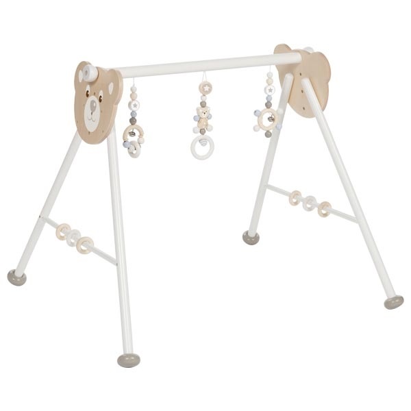 Goki 65233 Palestrina Regolabile Baby Fit - Orso, Multicolore, in Plastica e Legno per Neonati