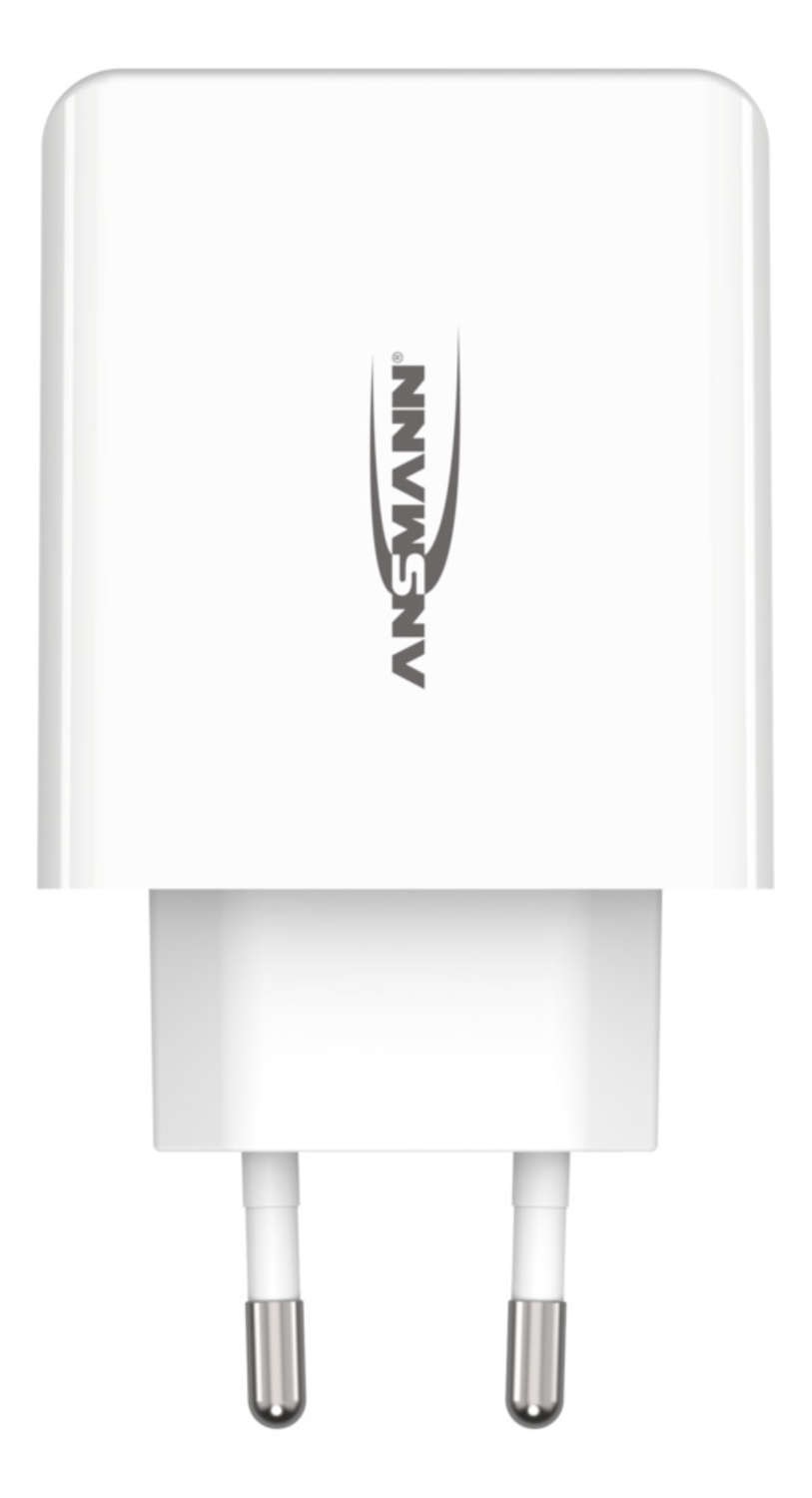 Ansmann HC430 Alimentatore da rete Bianco 4xUSB 3000mA con Controllo Intelligente della Carica