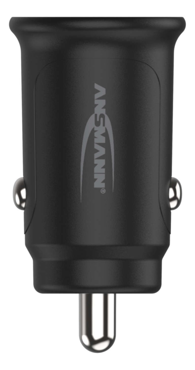 Ansmann CC230PD Caricatore USB per Auto e Camion con 2 Presa USB, Corrente Max 3000 mA, Supporto Power Delivery e Quick Charge