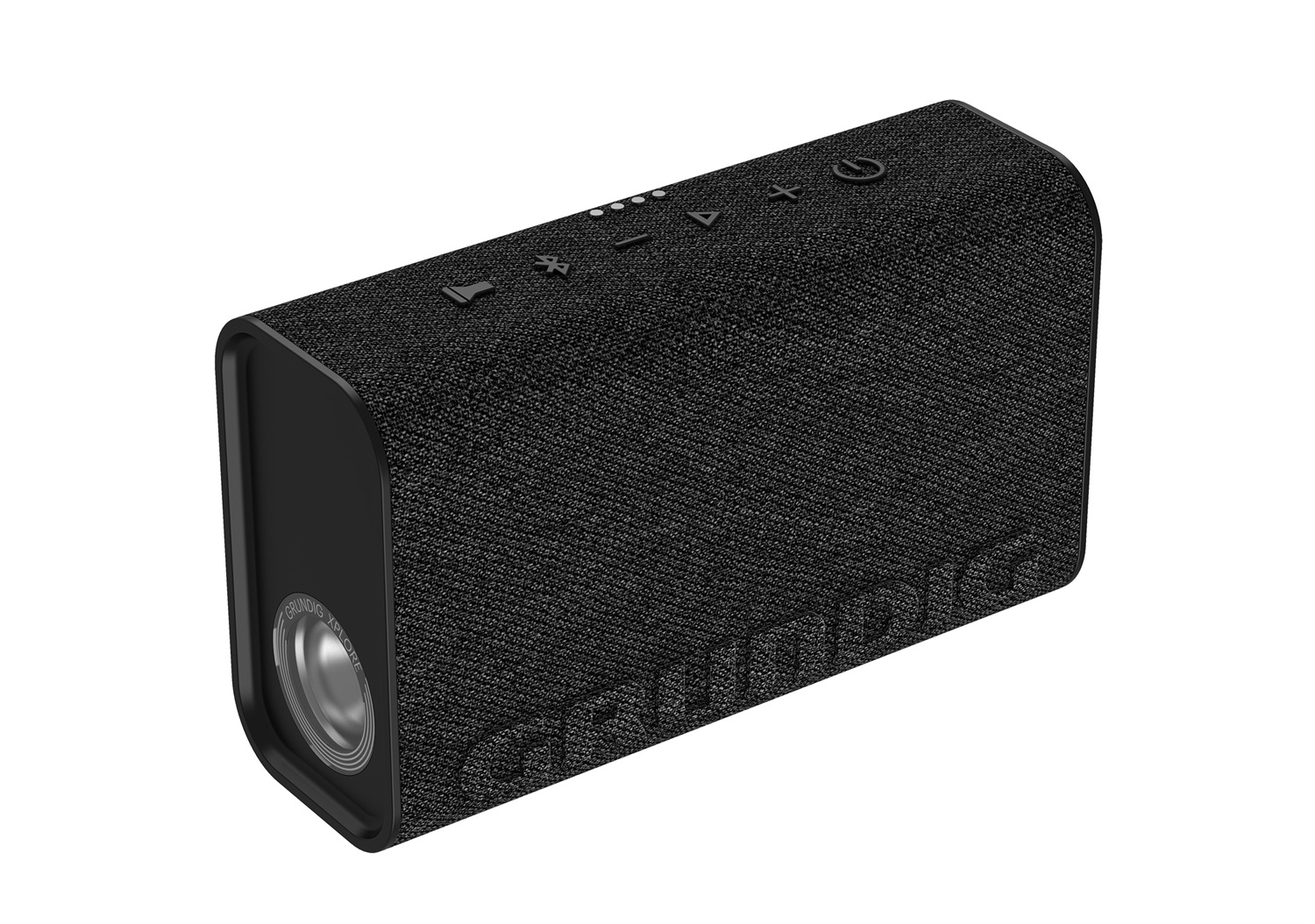 Grundig Xplore Altoparlante Bluetooth 8 W RMS, Bluetooth V5.3, Portata 30 m, Batteria 15 ore, Funzione SOS, Power Bank, Vivavoce, Resistente IP67, Nero