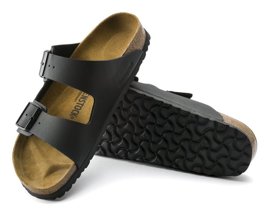 Birkenstock Arizona Sandali Unisex Nero - Tomaia in Birko-Flor, Sottopiede Anatomico, Calzata Stretta