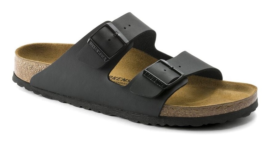 Birkenstock Arizona Sandali Unisex Nero - Tomaia in Birko-Flor, Sottopiede Anatomico, Calzata Stretta
